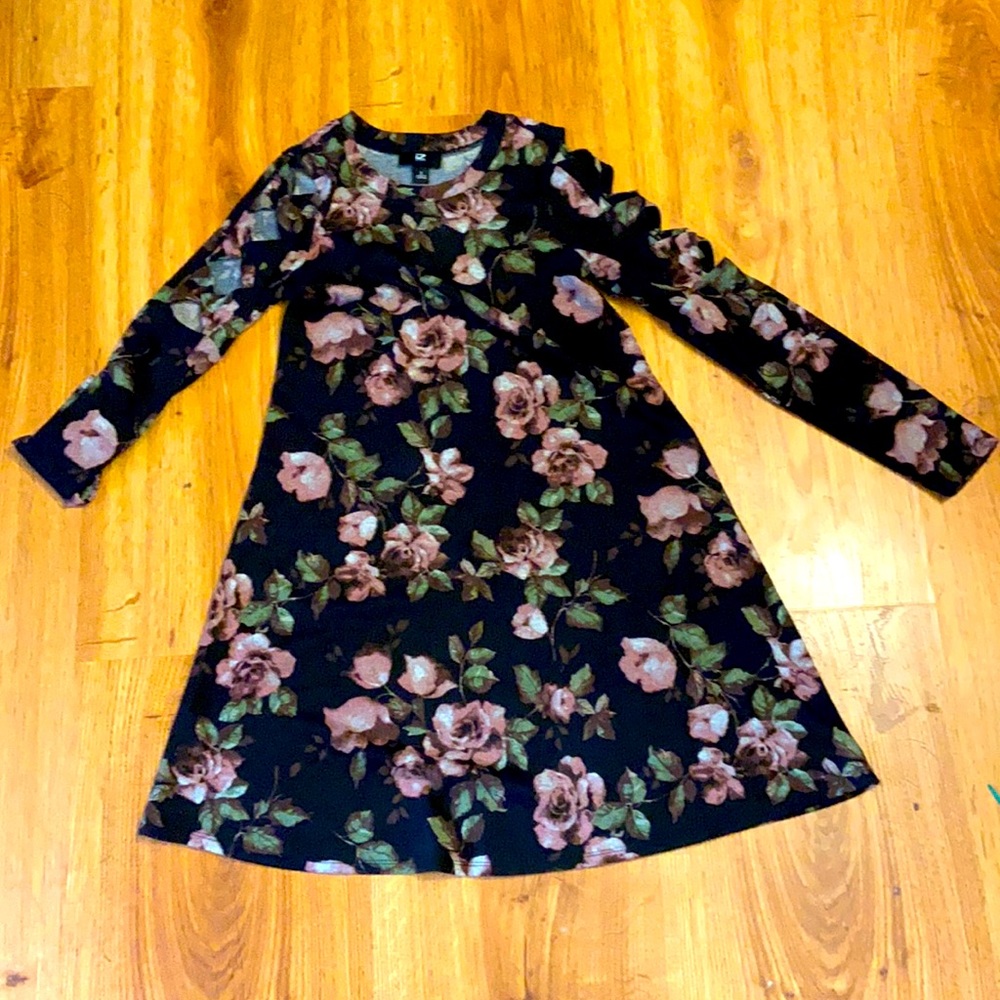 Floral Skater Skirt Dress